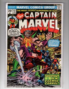 Captain Marvel #42 (1976) SHOOTOUT AT THE O.K. COSMIC CORRAL! / EC#2