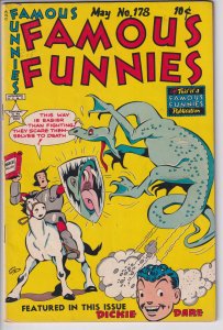 FAMOUS FUNNIES #178 (May 1949) Net solid GVG 3.0, see description.