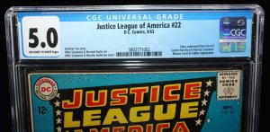 Justice League of America #22 (CGC 5.0) JSA Crossover - 1963