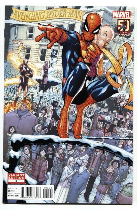 Avenging Spider-Man #3 2012 Variant cover-Marvel comic book