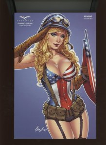 (2016) Red Agent #4: COSPLAY EXCLUSIVE VARIANT (LIMITED TO 350)! (9.2 OB)