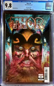 ?? THOR #9 CGC 9.8 GRADED 1:25 RATIO KLEIN VARIANT MARVEL 2020 crain lee