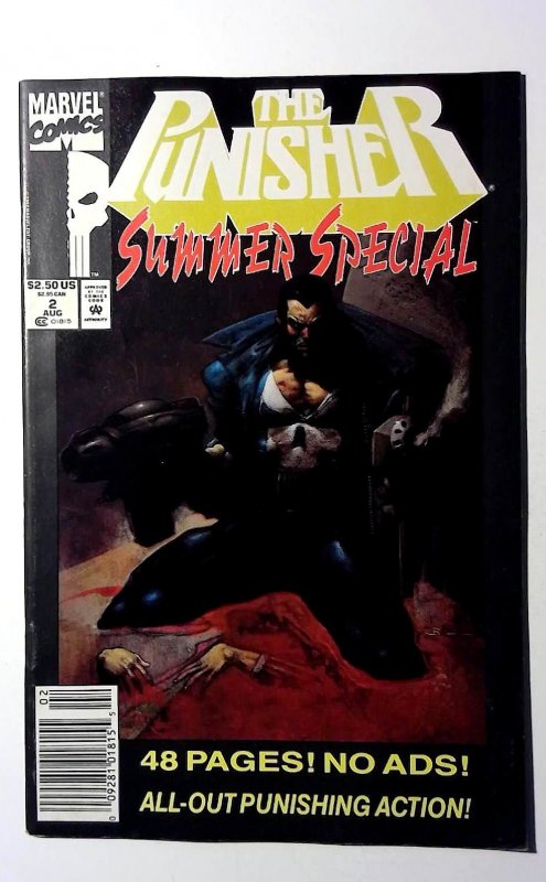 Punisher Summer Special #2 (1992) Marvel Comics Newsstand 1st Print Comic Book