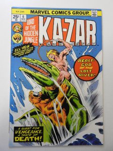 Ka-Zar #6 (1974) VF- Condition! MVS intact!