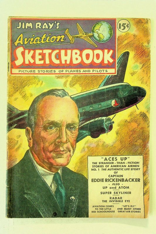 Jim Ray's Aviation Sketchbook #1 (Mar-Apr 1946, Vital) - Fine