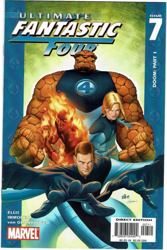 Ultimate Fantastic Four #7 Warren Ellis Doom NM