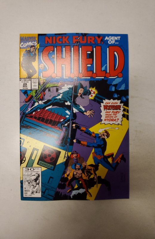 Nick Fury, Agent of SHIELD #29 (1991) NM Marvel Comic Book J717