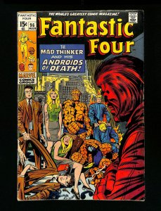 Fantastic Four #96 Mad Thinker Appearance! Jack Kirby Art Stan Lee!