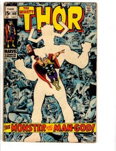 Mighty Thor # 167 VG Marvel Comic Book Warlock Enchantress Odin Loki RH3