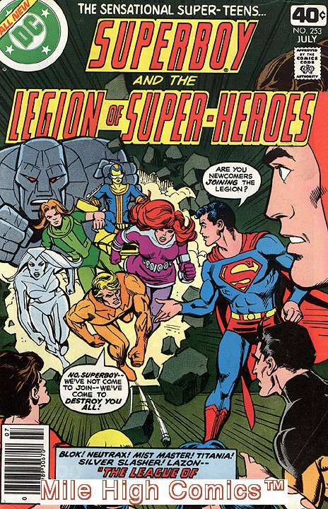SUPERBOY  (1949 Series)  (DC) #253 NEWSSTAND Fine Comics Book
