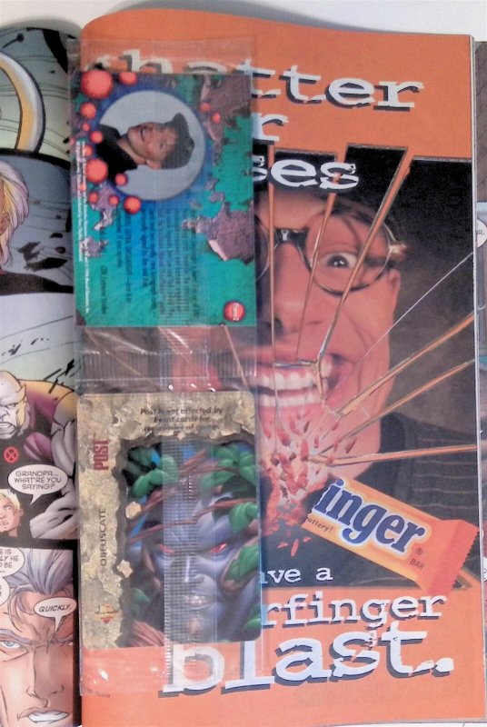 Cable #36 with Overpower card Iron Man (Oct 1996, Marvel) VF