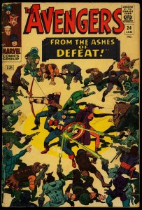 Avengers #24  1966 - Marvel  -G+ - Comic Book