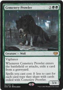 Magic the Gathering: Innistrad - Crimson Vow - Cemetery Prowler