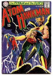 THE ATOM AND HAWKMAN #40 comic book 1969 DC COMICS KUBERT COVER vg