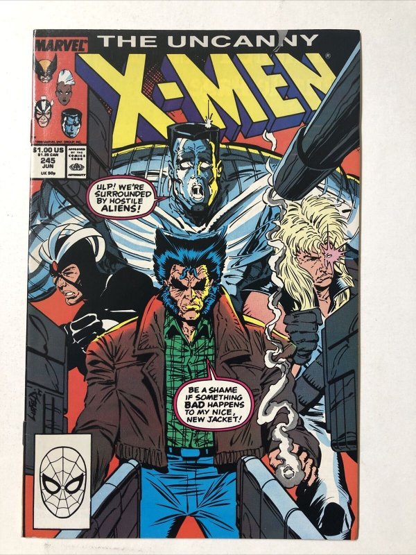 Uncanny X-Men #245  DC Invasion Parody! Chewy, Yoda, Jabba, Boba! Nude Jean Grey