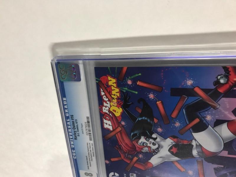 Harley Quinn 16 Cgc 9.8 Variant Set 1A 1C 1D Connecting Covers