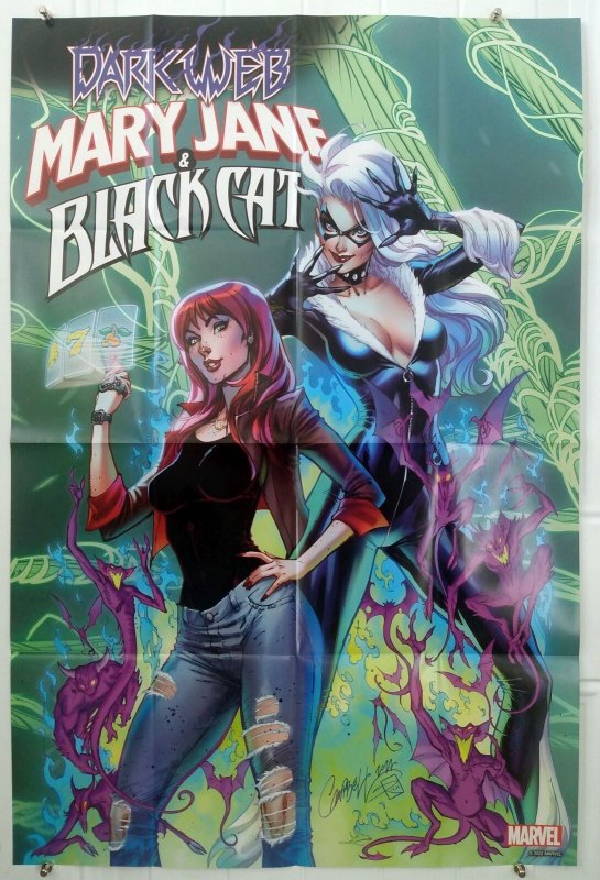 Mary Jane Black Cat 1 Marvel 2022 Folded Promo Poster 24x36 New [fp450