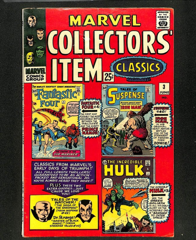 Marvel Collectors' Item Classics #3