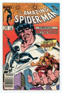 Amazing Spider-Man #273 Secret Wars Beyonder Newsstand VF