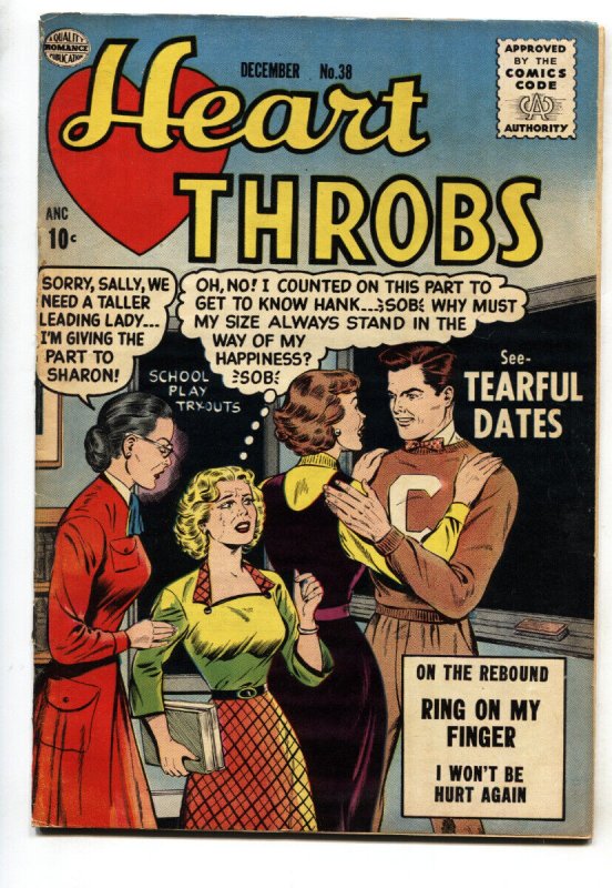 Heart Throbs #38 1955- Golden Age Romance- comic book