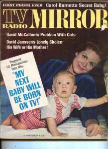 TV Radio Mirror-Liz Montgomery-Raymond Burr-Jimmy Durante-Aug-1965