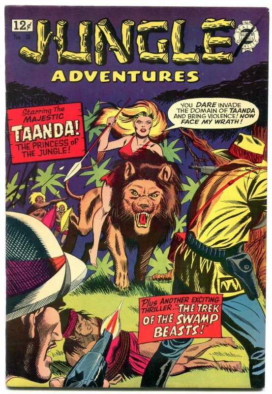 Jungle Adventures #18 1964- Golden Age Reprint White Princess VF