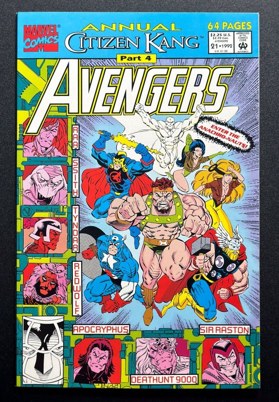 The Avengers Annual #21 (1992) 1st Victor Timely, 1st Team App - VF+/NM