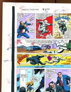 Amazing Spider Man #272 p.13 Color Guide Art - 1986 Art by Kyle Baker