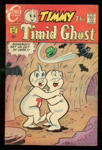 TIMMY THE TIMID GHOST #12 1969-CHARLTON COMICS-BATS !! FN