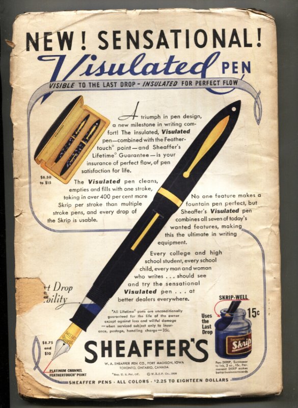 SHADOW 1936 November 15 // STREET AND SMITH // RARE PULP MAGAZINE