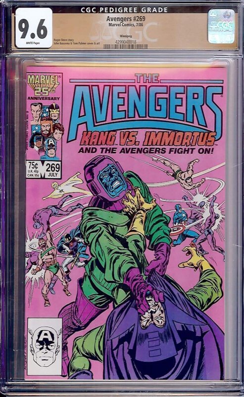 Avengers #269 (Marvel, 1986) CGC 9.6