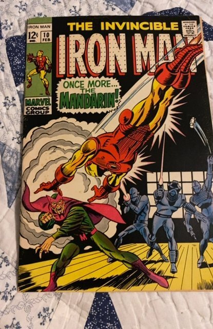 Iron Man #10 (1969)featuring the mandarin