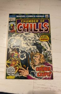 Chamber of Chills #4 1973 Frank Brunner cover Bronze Age Marvel Horror