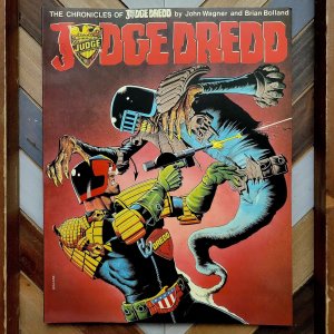 (CHRONICLES) JUDGE DREDD #1 Book One (Titan 1982) High Grade VF/NM TPB Bolland