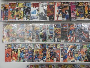 Huge Lot 150+ Comics W/ Captain America,  Bishop, Rogue+ Avg VF Condition!!