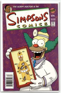 Simpsons Comics #74 (2002) Krusty the Clown