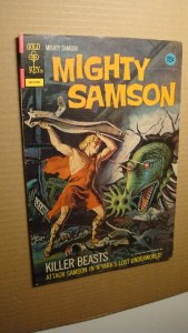 MIGHTY SAMSON 21 *SOLID COPY* GOLD KEY 1972 POST APOCALYPTIC