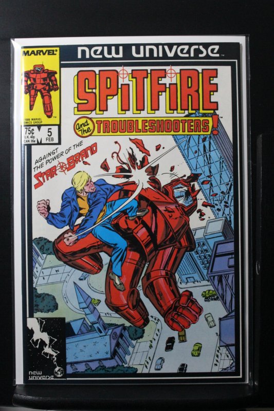 Spitfire and the Troubleshooters #5 Direct Edition (1987)