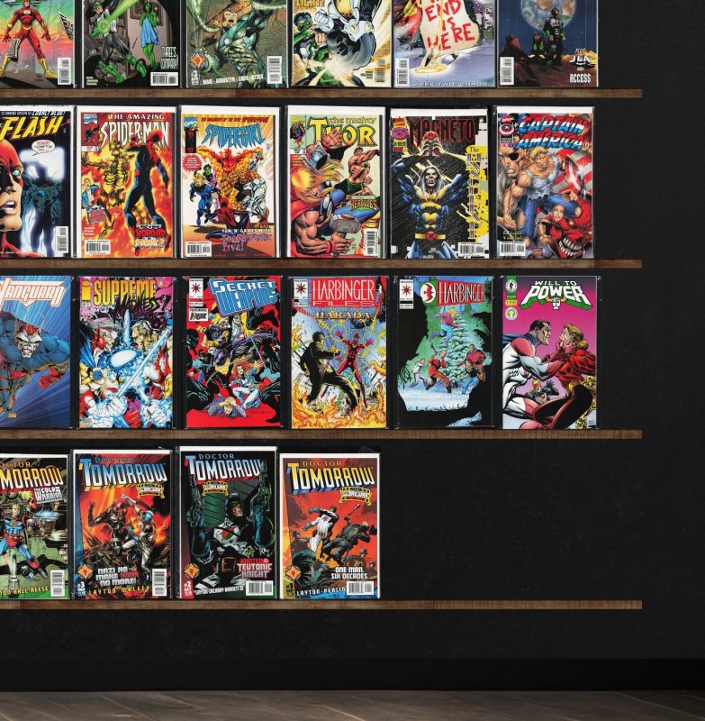 Huge Lot 150+ Comics with Green Lantern, Captain America, Firearm & More!