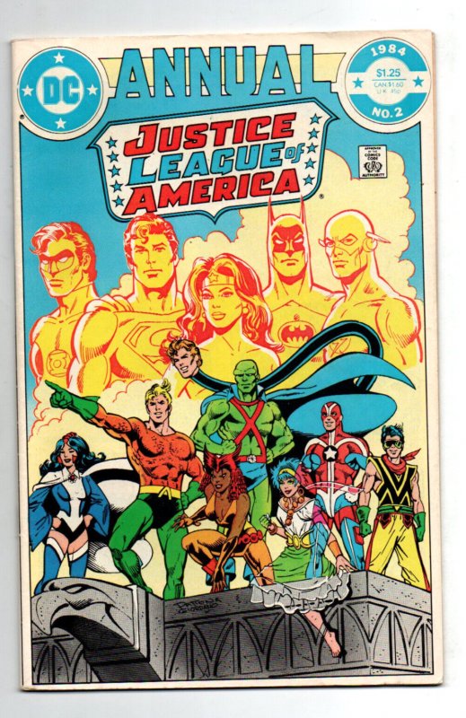 Justice League of America Annual #2 - 1st Vibe - Gypsy - 1984 - VF/NM