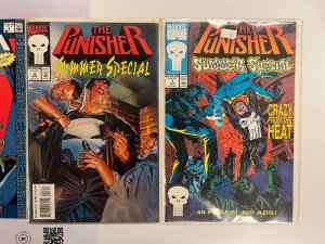 4 The Punisher Marvel Comic Books # 1 1 2 3 Thor Spiderman Defenders 73 SM6