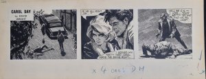 Carol Day #2202 Daily Comic Strip Original Art David Wright 1963
