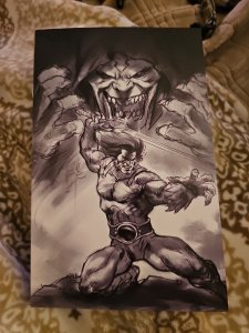THUNDERCATS #1 - LUCIO PARRILLO B & W VIRGIN ART INCENTIVE VARIANT COVER U  1/25