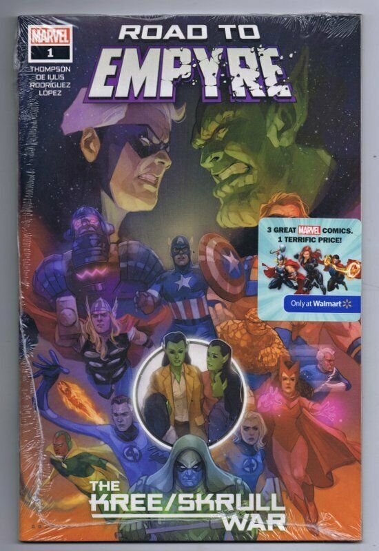 Road to Empyre #1 Kree Skrull War 2020 Walmart Exclusive Marvel Comics 3 Pack  