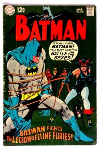 Batman #210 (1969) VG Catwoman DC