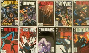 Nightwing comic lot from:#100-151 35 different 8.0 VF (2005-09)