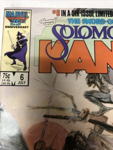 Solomon Kane (1985) # 6 (VF) Canadian Price Variant • CPV • Marvel • Macchio