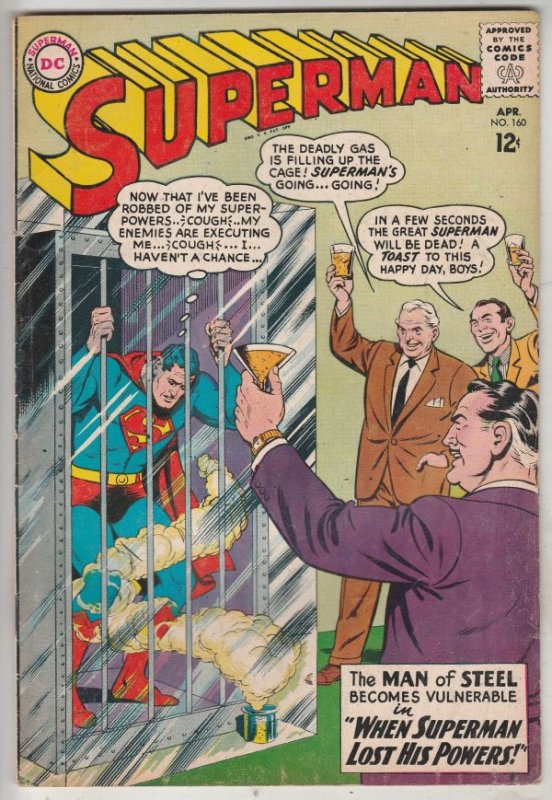 Superman #160 (Apr-63) VF/NM High-Grade Superman, Jimmy Olsen,Lois Lane, Lana...