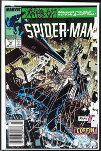 Web of Spider-Man #31 Newsstand Edition (1987) Spider-Man