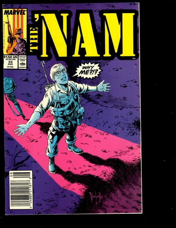 Lot of 12 The 'Nam Marvel Comics 23 34 24 25 26 27 28 29 30 32 33 35 Vietnam DS1